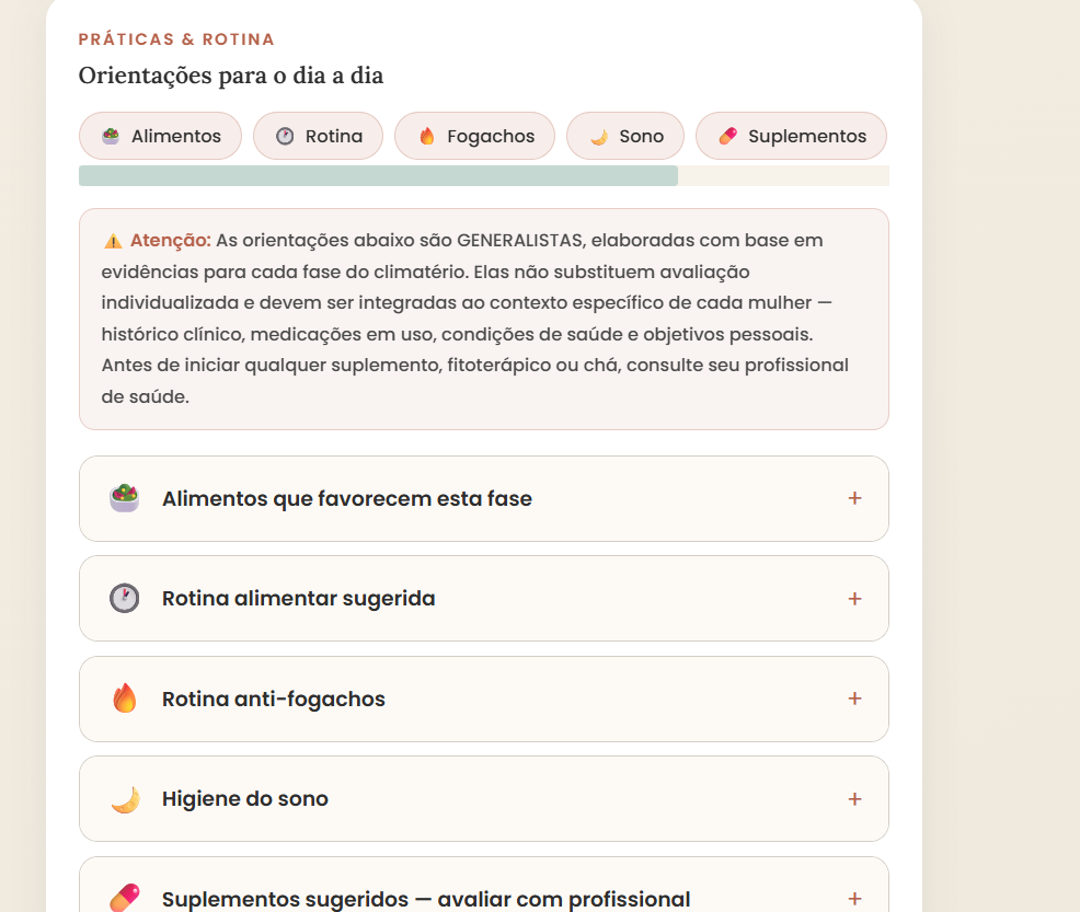 Práticas guiadas no GPS da Menopausa